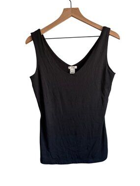 Vintage 90s Cache Black Sculpting Tank Top Size Large